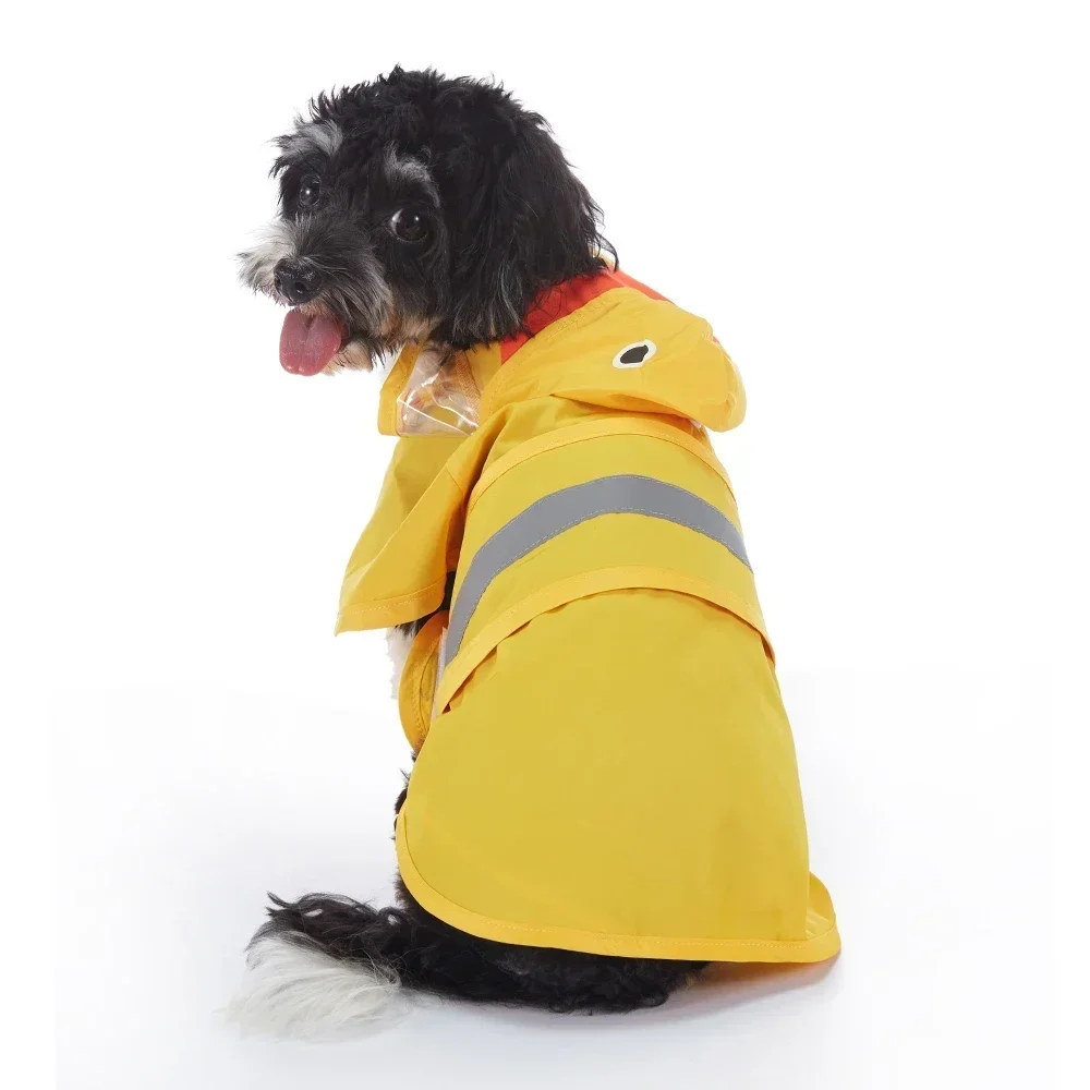 Chubasquero para perros, chubasquero reflectante impermeable para mascotas, chubasquero para perros pequeños y grandes, Chihuahua, Bulldog, gato, mascotas, capa, Poncho, disfraces - imagen 3