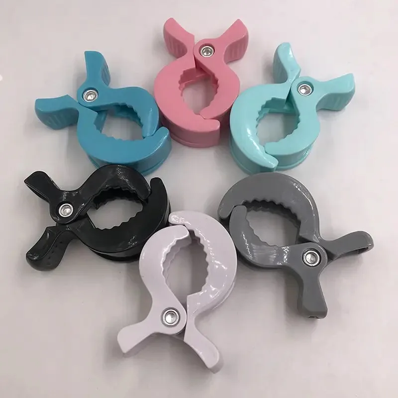 Abrazadera para cochecito de bebé, Clip de cocodrilo, clavija para cochecito, gancho para cochecito portátil, Clips para asiento de coche de bebé, accesorios para cochecito de bebé, 2 uds. - imagen 3