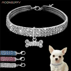 Collar grabado con cristales para Chihuahua y perros mini – Personalizable