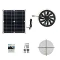Baseboard fan solar