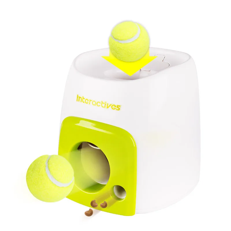 Máquina de recompensa de entrenamiento interactivo para perros, alimentador inteligente de pelotas de tenis con fugas de comida para mascotas, rompecabezas de juguete, suministros interactivos para mascotas - imagen 5