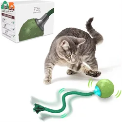 Pelota eléctrica para gatos – Simula llamadas de aves, USB