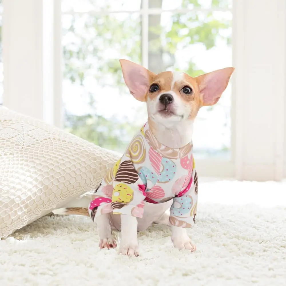 Pijamas Para Perros Love Heart Print Design Primavera Verano Ropa Para Perro Pequeño Chihuahua Yorkie Para Mascotas - imagen 5