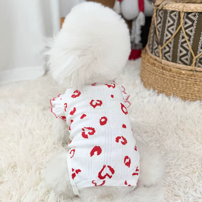 Pijama estampado para perros pequeños – Fresco para Yorkie en verano - imagen 3