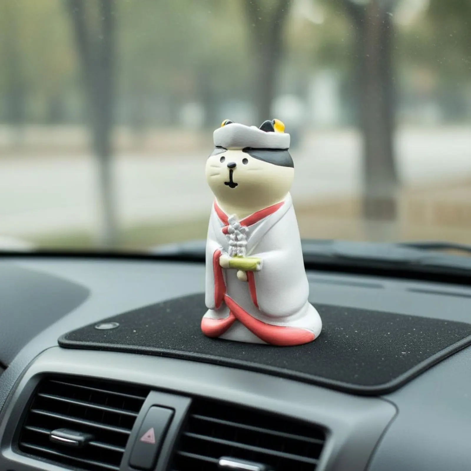 Figura de gatos para boda estilo japonés – Estatua de pareja - imagen 2