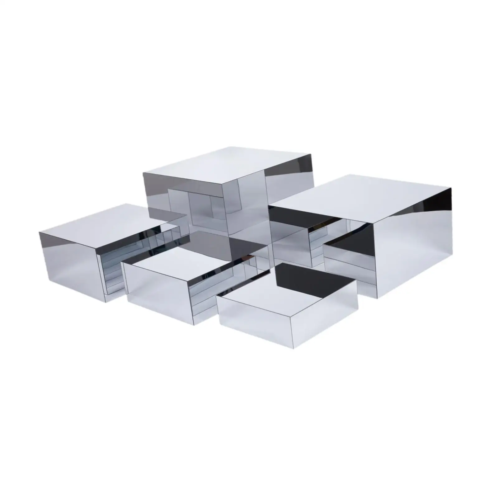 Buffet Risers Banquet Mirror Acrylic Parties Multifunctional Bread Brunch Pastry Dessert Display Shelf Cupcake Display Stands