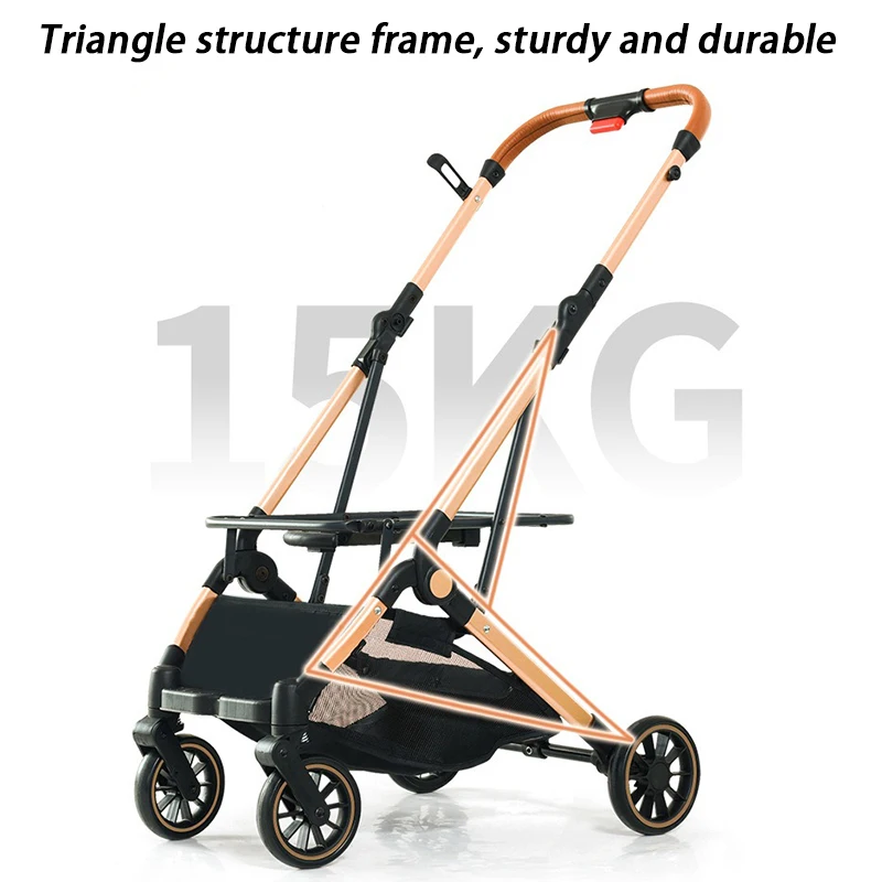 Cochecito para perros pequeños y gatos – Carrito plegable con cesta desmontable - imagen 5