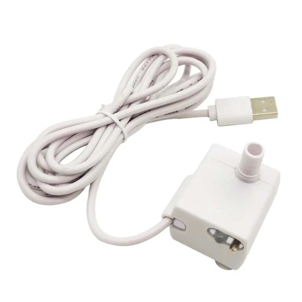 USB Powered Cat Water Pump Waterproof 5V Submersible Fountain -Quiet for