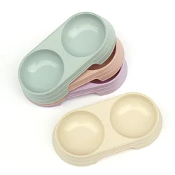 Cuenco doble acero inoxidable para perros y gatos – Comida, agua