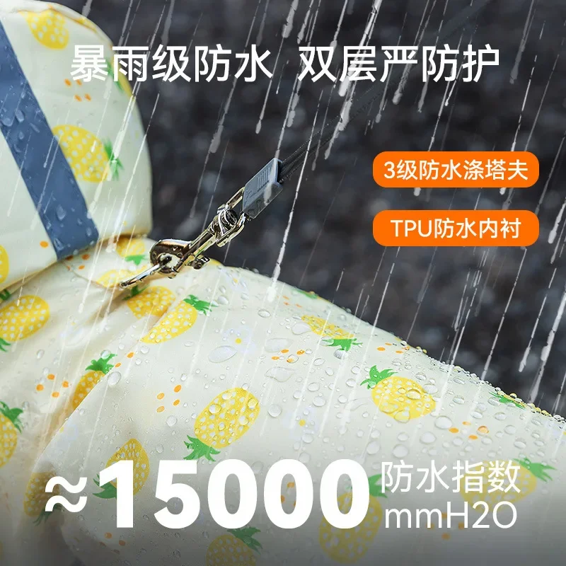 Poncho para salir puede levantar perros pequeños, Teddy Bigbear, impermeable para mascotas de cuatro patas con todo incluido, ropa para caminar para perros de temporada lluviosa - imagen 3