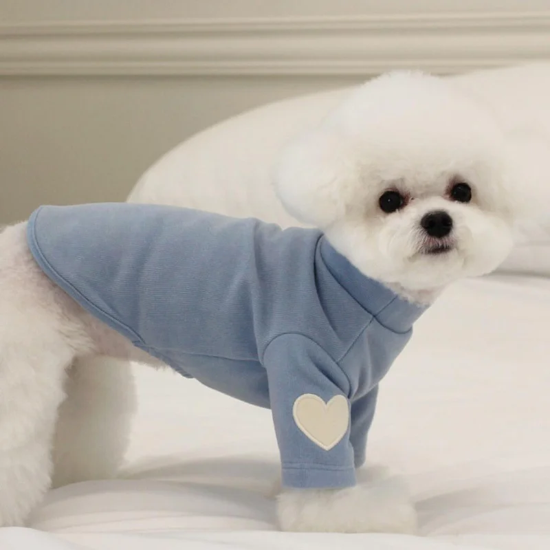 Jerséis suaves con capucha, ropa para perros, camisa Base de amor para perros pequeños, disfraz de cachorro Yorkshire Terrier Chihuahua, sudadera XS - imagen 2