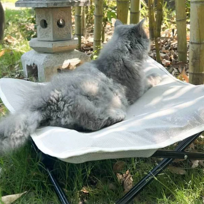 Cama de marcha para mascotas Universal para todas las estaciones, nido para gatos, cama plegable para perros, suministros de salida aplicables a tamaños pequeños y medianos