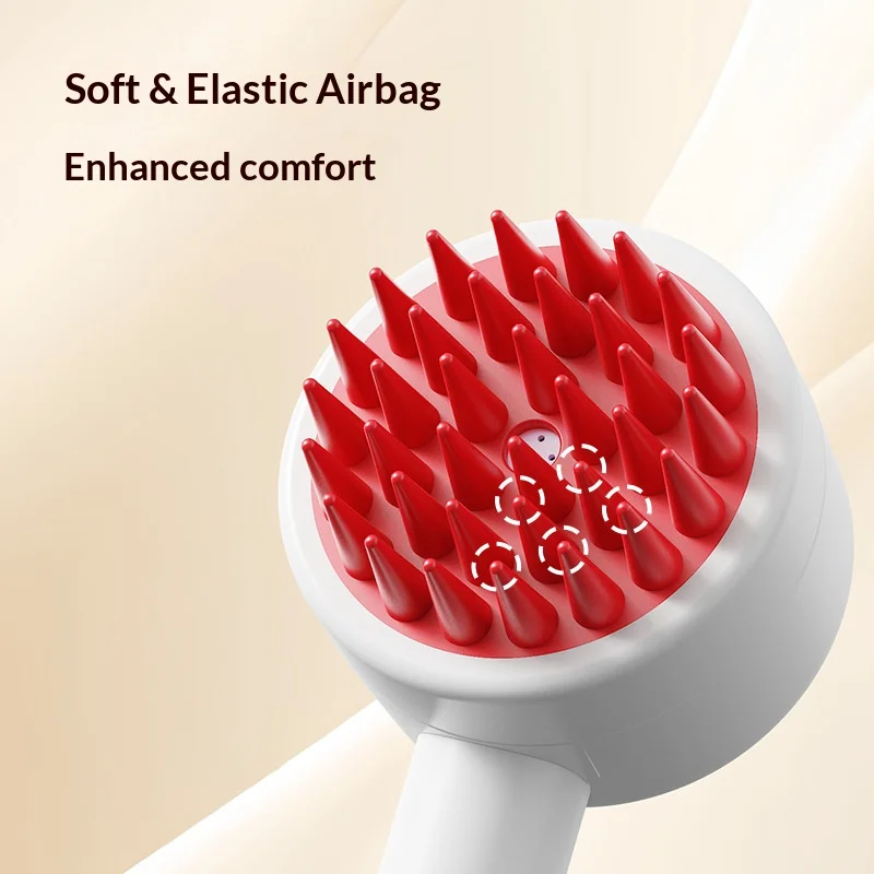 Cepillo de baño para mascotas con dispensador de líquido, peine de limpieza de masaje para gatos y perros, herramienta de aseo en aerosol, deshedding para desenredar - imagen 4