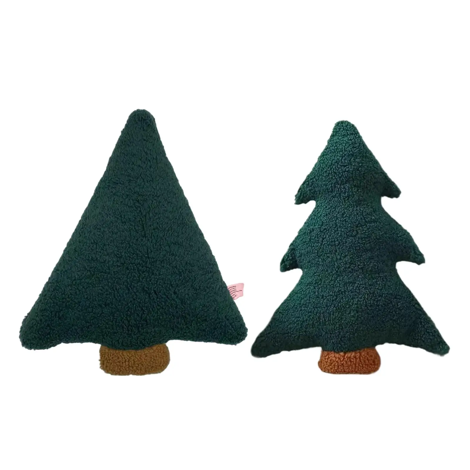 Almohada de árbol de Navidad, decoración navideña, regalo festivo decorativo de invierno, lindo, almohada en forma de árbol de peluche para sofá de fiesta de coche - imagen 2