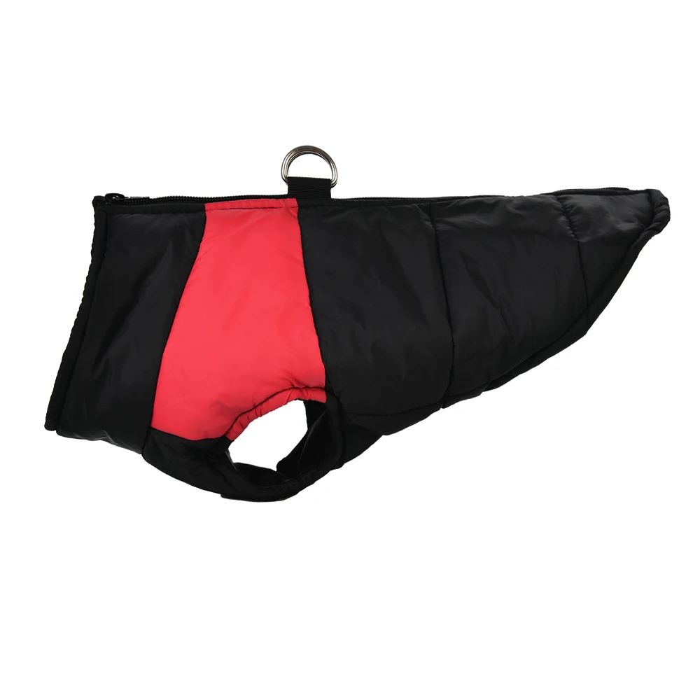 Chaqueta de invierno con anillo en D para perros pequeños y gatos, ropa cálida impermeable con cremallera para cachorros, trajes de Chihuahua Schnauzer, Disfraces para mascotas - imagen 3