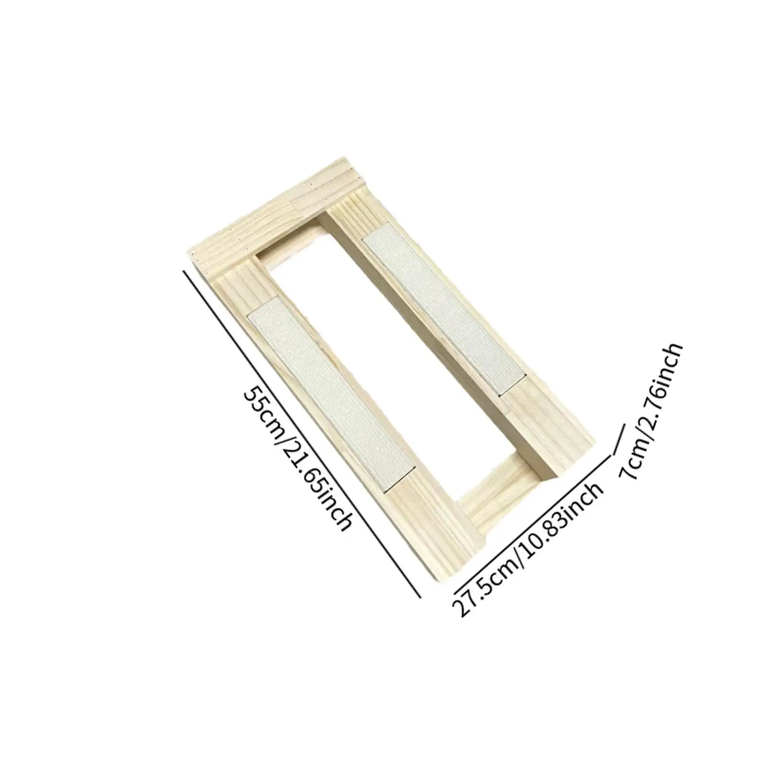 Cat Breeding Supplies Wooden Elevated Scratching Resistant Scratching Board