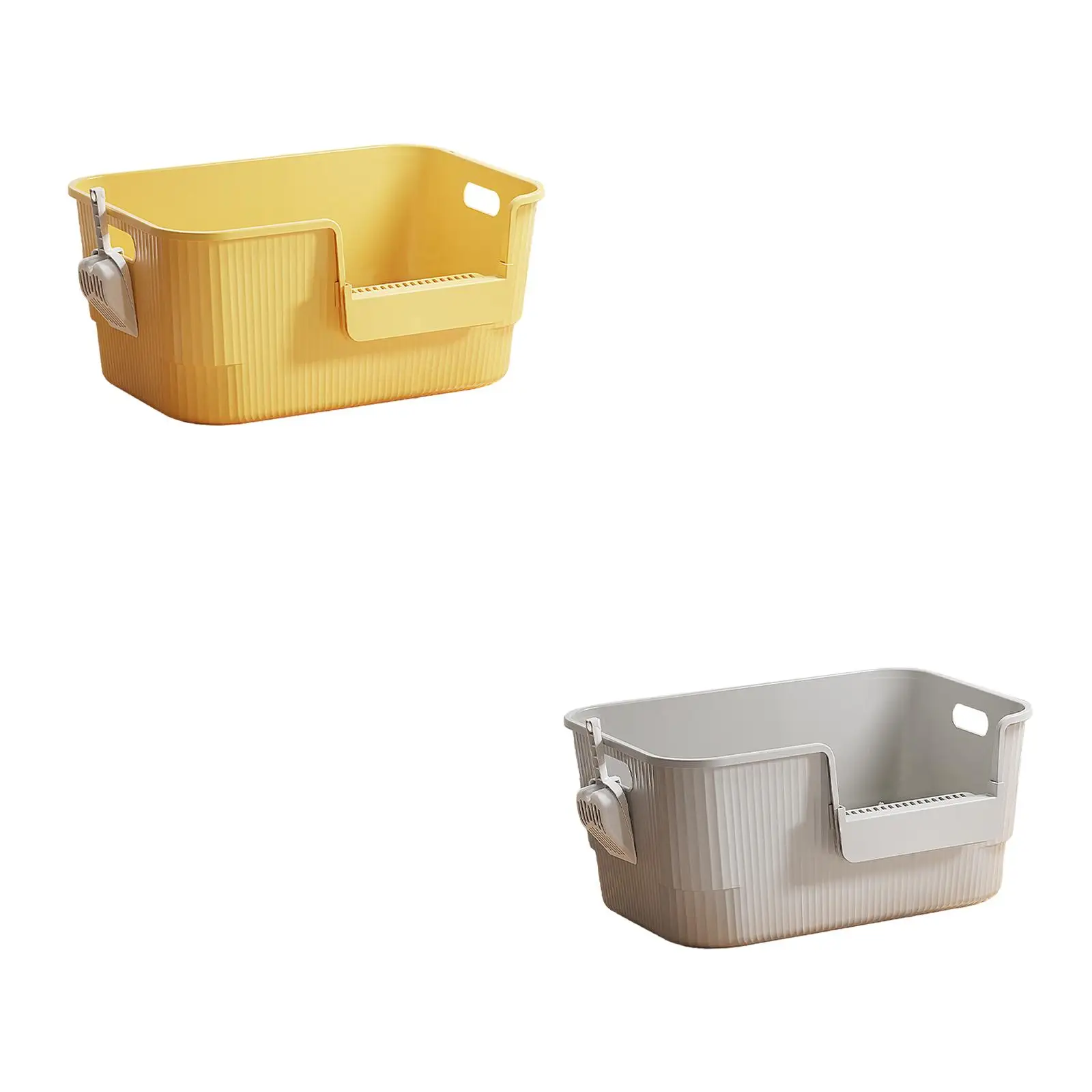 Cat Litter Box Kitty Litter Box Pet Cat Toilet Sand Cat Toilet for All Kinds of Cat Litter