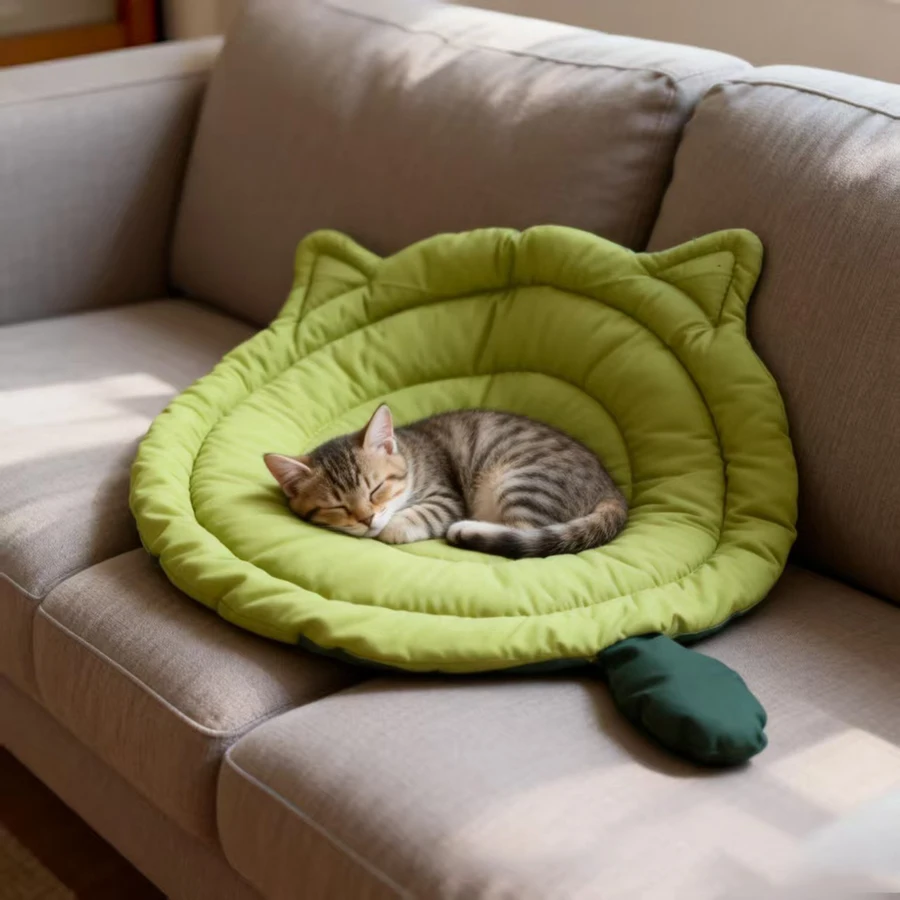 Cama grande para gatos y perros: suave y transpirable, lavable - imagen 3