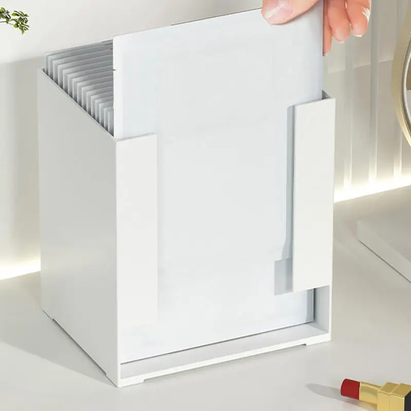 Soporte de caja de papel de ángulo recto, dispensador de fideos instantáneos, diseño de extracción de escritorio, creativo, multifuncional, ahorro de espacio, cocina - imagen 5