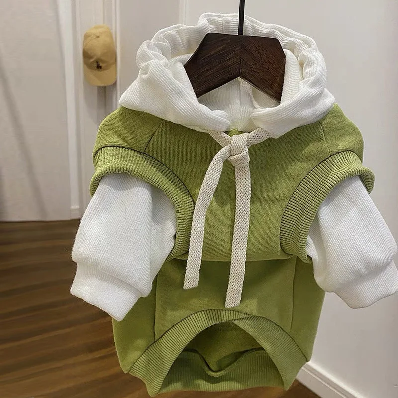 Sudadera con capucha y forro polar para perros – Ropa de invierno térmica - imagen 2