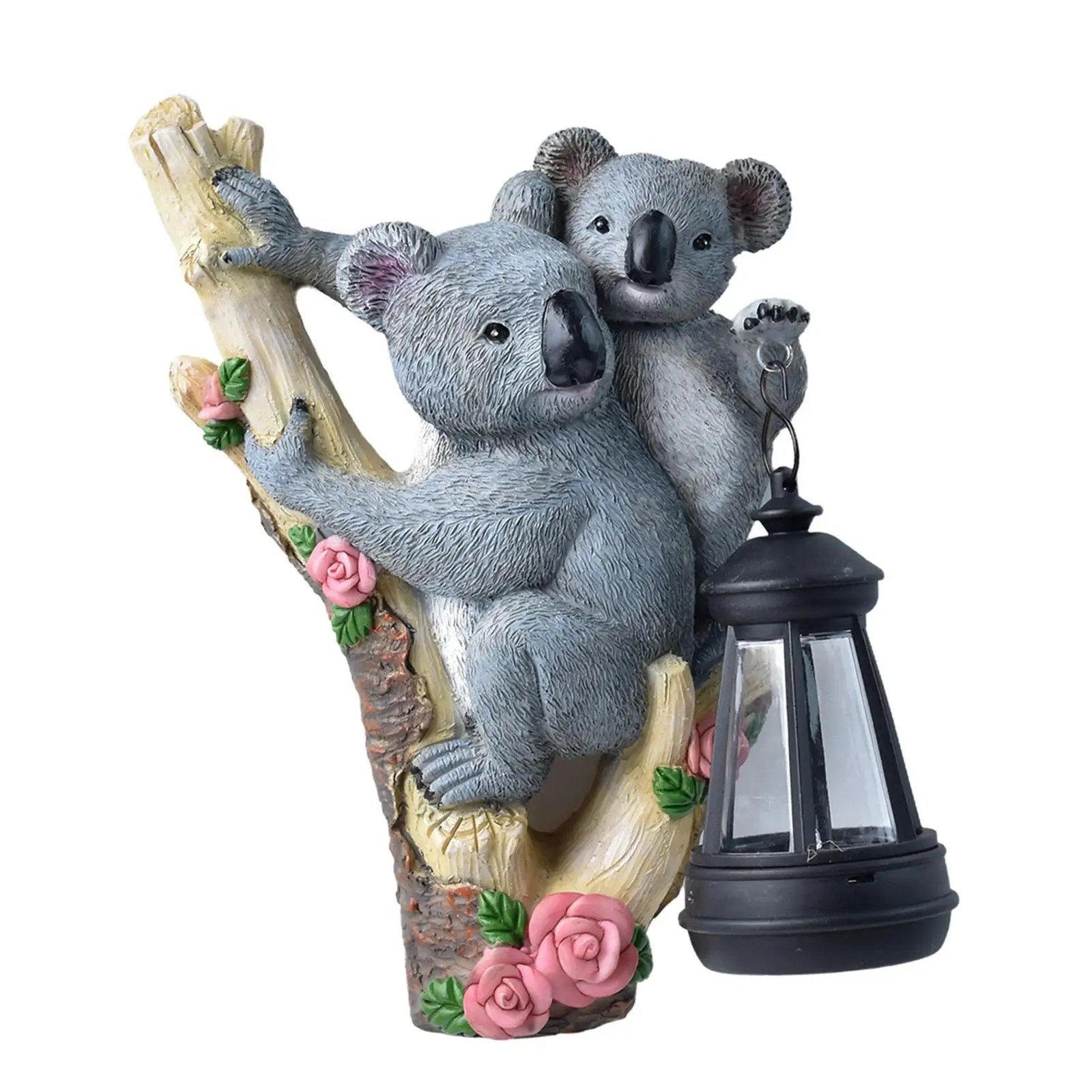 Solar Garden Statue Adorable Landscape Garden Craft Solar Powered Lawn Outdoor Decor