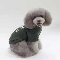 Camisa para perros y gatos con estampado espina de pescado
