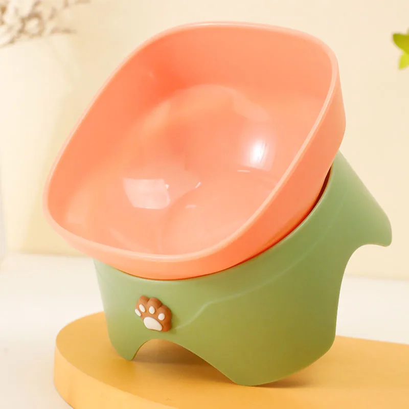 Comedero elevado inclinado para gatos y perros – Postura cervical - imagen 3