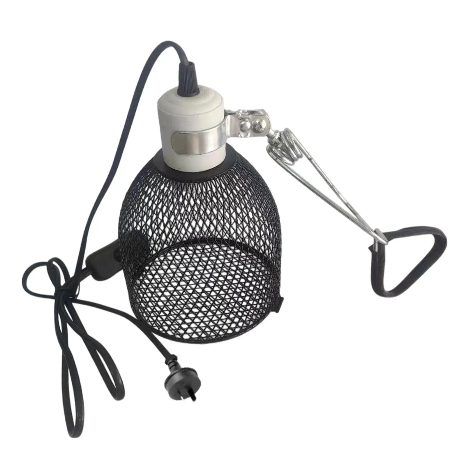 Reptile Heating Lampshade Lamp Shade Protection Heater Guard Reptile Heating Lamp Holder for Parrot Amphibians Pet Snake Cage