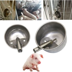 Bebedero automático para cerdos, bebedero de acero inoxidable para animales, conejillos, ganado, 1 ud.