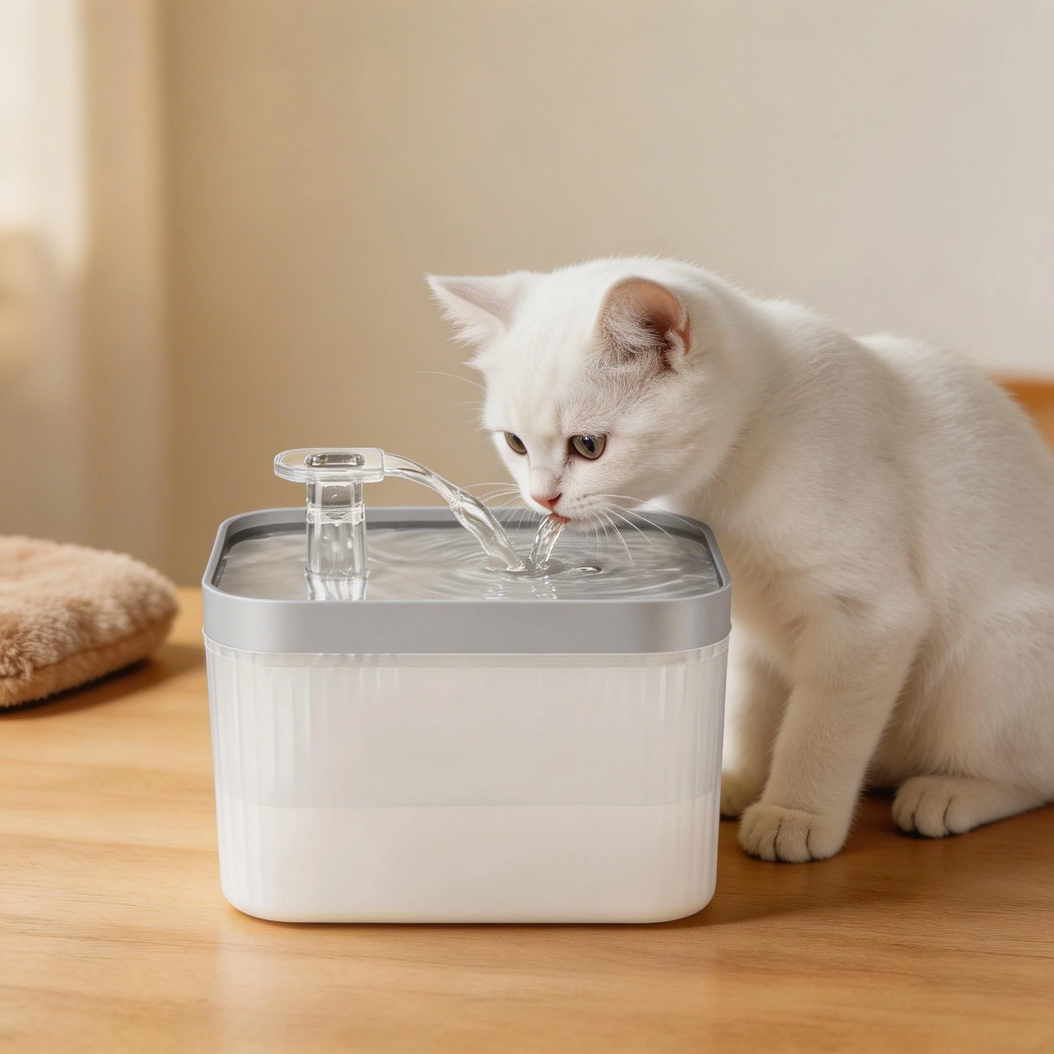 Fuente de agua para gato con filtro - Bebedero automático - imagen 3
