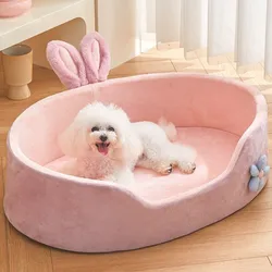 Cama acolchada térmica para perros y gatos – Lavable y reversible