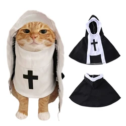 Disfraz de monja para gatos y perros – Halloween