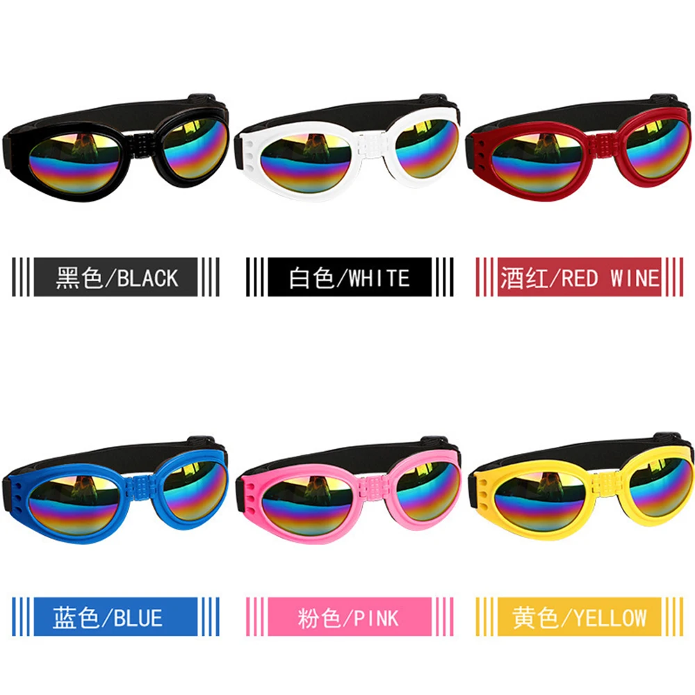 Gafas plegables para perros, 6 colores, previenen los rayos UV, gafas para gatos, perros, gafas de sol de moda, gafas para perros, accesorios para fotos para mascotas - imagen 2