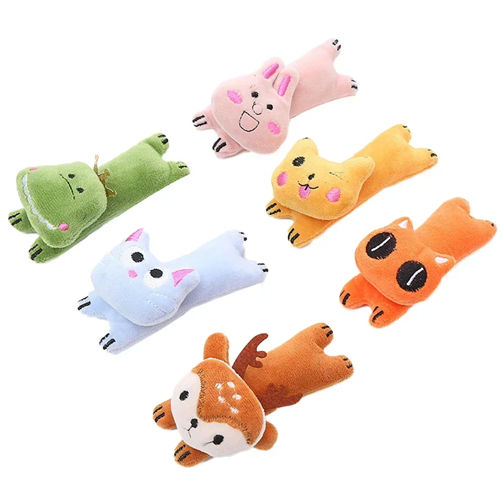Lindos juguetes para gatos con forma de Animal, divertido juguete interactivo de peluche para gatos, Mini juguetes para moler dientes, hierba gatera, juguete para masticar gatitos, accesorios para mascotas - imagen 2