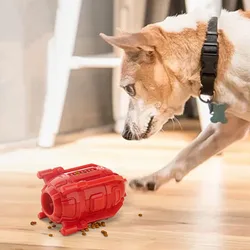 Juguete masticador dispensador de comida para limpiar dientes perro