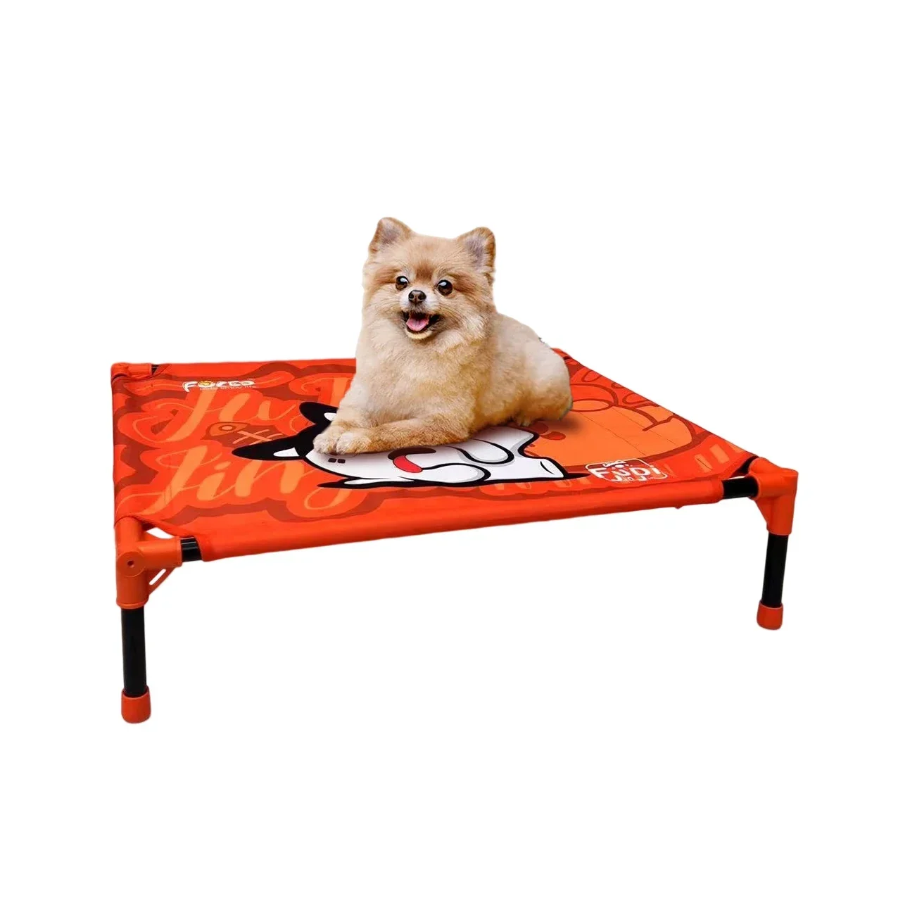 Cama portátil para perros al aire libre de invierno, malla transpirable elevada, cama grande, mediana y pequeña para mascotas para acampar o en la playa - imagen 4