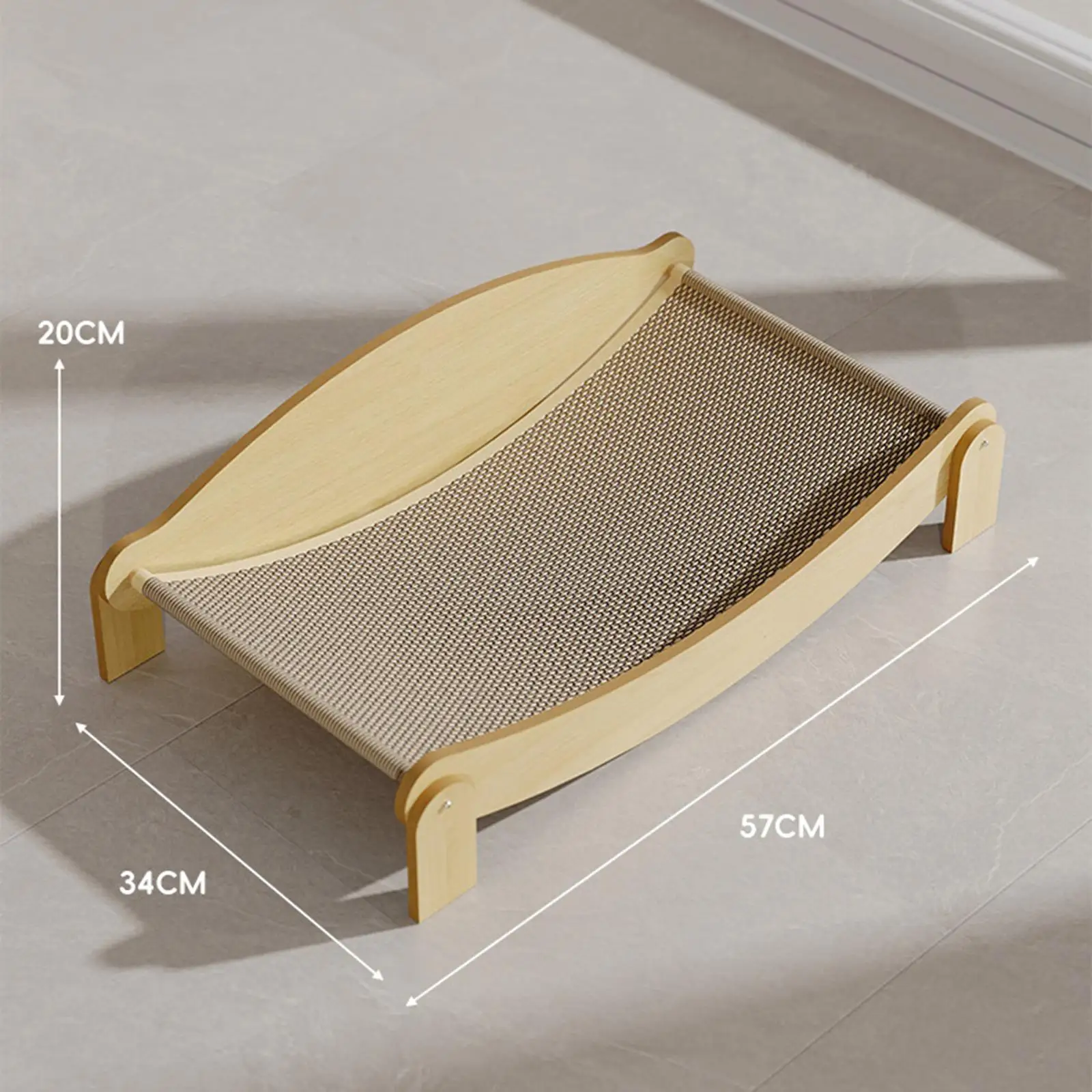 Cat Scratcher Lounge Chair Furniture Protector Wear Resistant Pet Supplies Elevated Cat Bed for Kitty Kitten Cats Resting