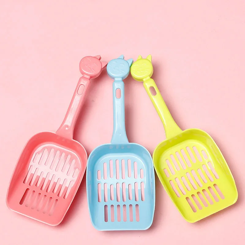 Pala de arena para gatos, formato de malla, 25cm, Multicolor, engrosada, accesorios para mascotas - imagen 2