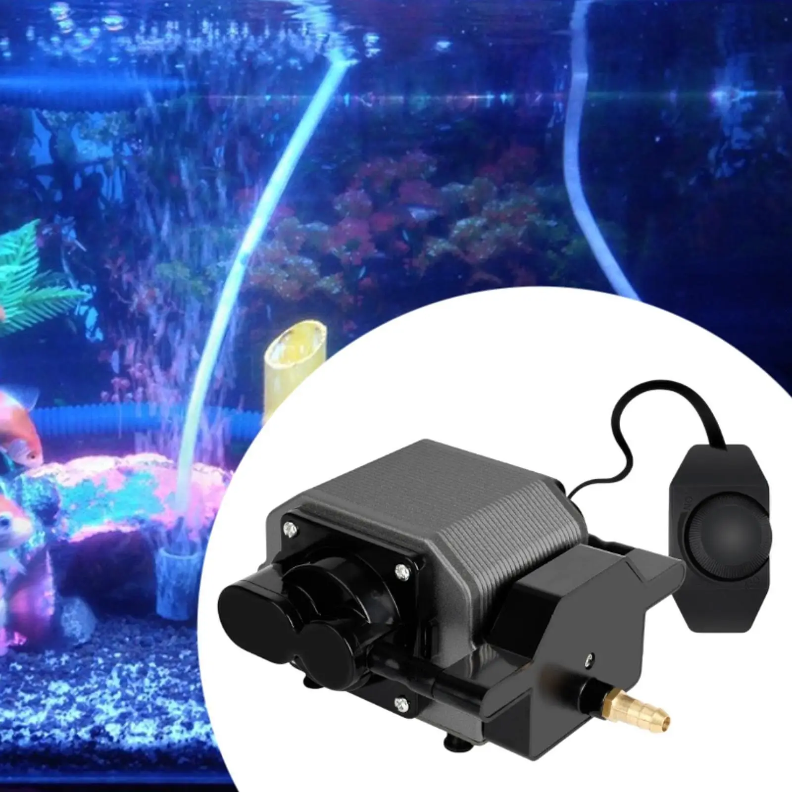Aquarium Air Pump Portable Powerful Air Pump for Aquaculture Waste Treatment
