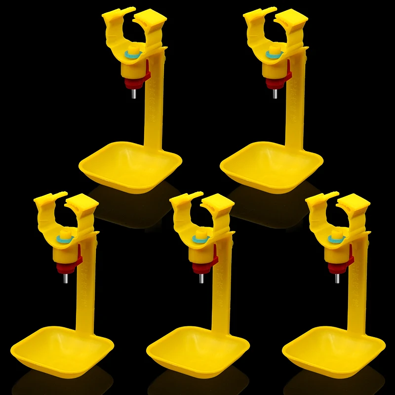 20 piezas vasos para beber agua de pollo, bebedero automático para tetina de agua para pollo, bebedero para pezones de codorniz, bebederos para pollos - imagen 2