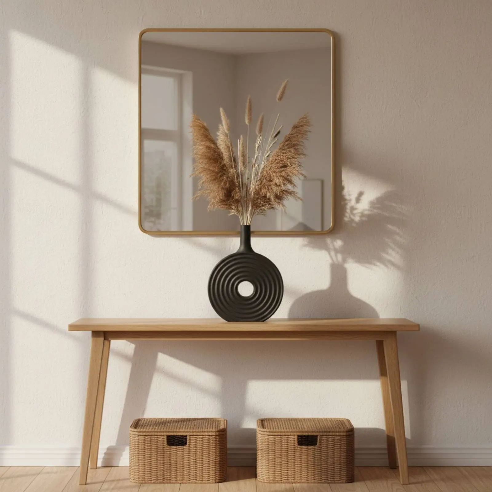 Decoración para gatos: Jarrón circular minimalista - Escritorio