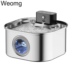 Fuente automatica de agua en acero inoxidable para gatos y perros