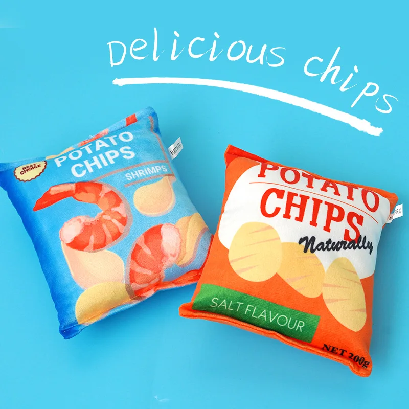 Divertido juguete de perro crujiente relleno de pelusa mascota chirrido masticar juguetes anti - morder papel de sonido juguetes pequeños y medianos perros - imagen 3