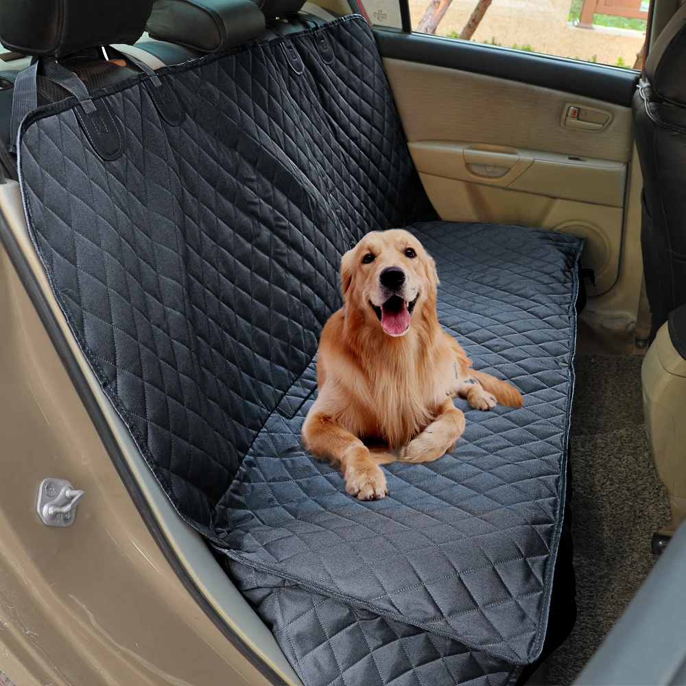 Funda para asiento de coche para perro, colchón portador de viaje para mascotas, impermeable, antideslizante, Protector de asiento de coche para perro, asiento trasero para accesorios para perros - imagen 2