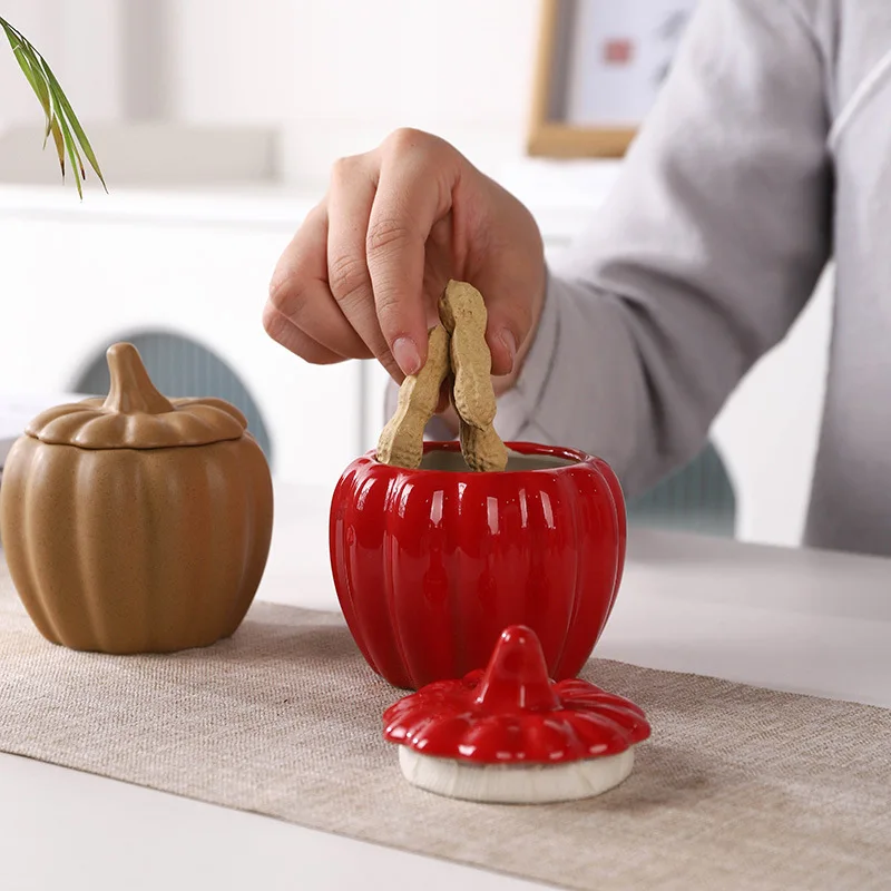 Urna de cerámica para mascotas, pequeño recuerdo de ataúd de cremación, caja de cenizas de gato personalizada, perro, ratón, pájaro, recuerdo funerario, calabaza - imagen 2