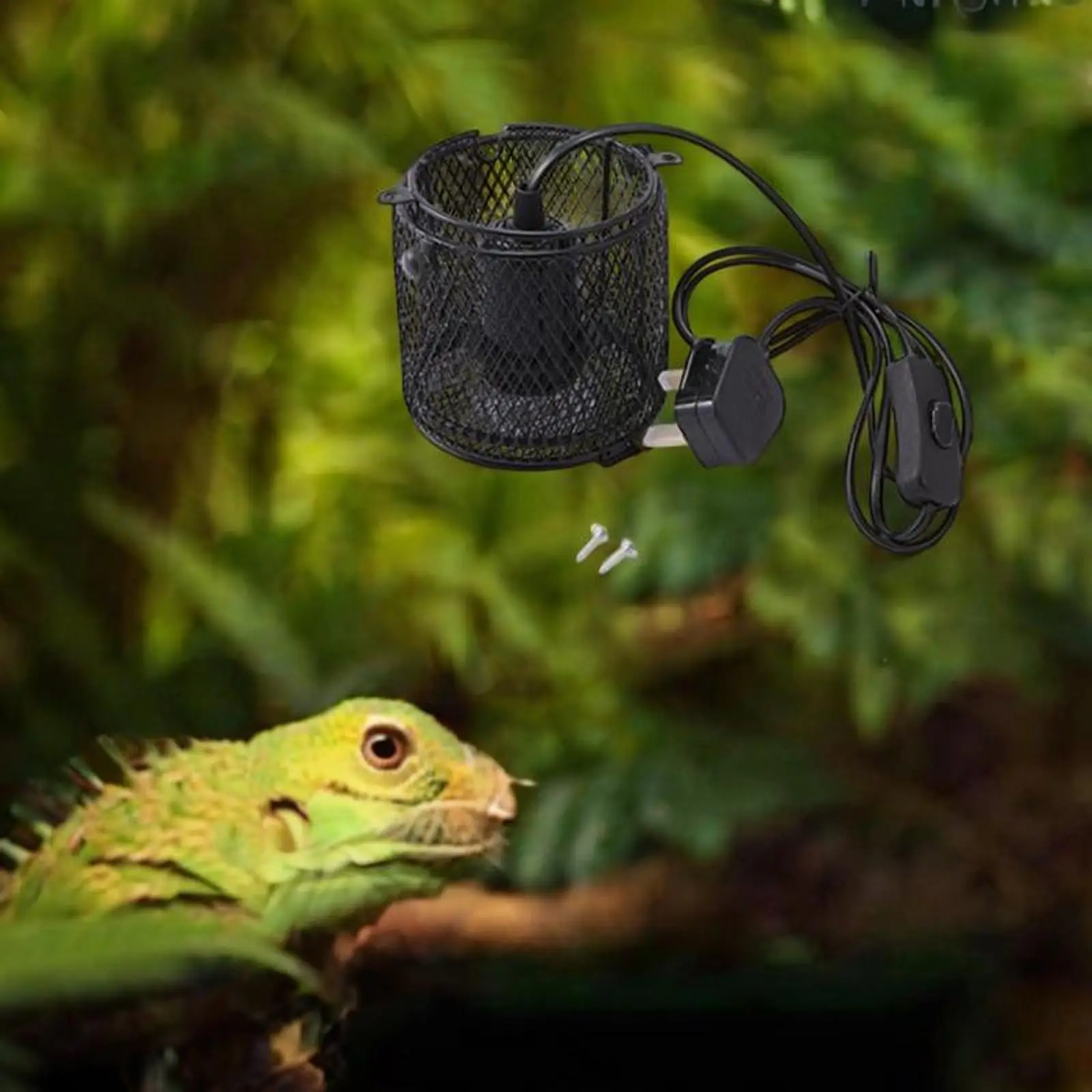 Reptile Heat Lamp Holder 200W Ceramic Heat Emitter for Amphibian Frogs Snake