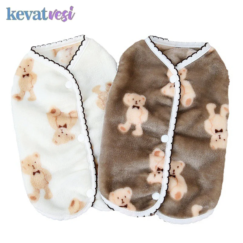 Ropa cálida de invierno para perros, abrigo de lana suave para cachorros, ropa cómoda para mascotas para perros pequeños y medianos, ropa para Chihuahua y Yorkies