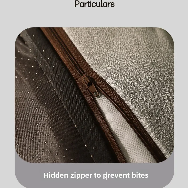 Perrera para las cuatro estaciones, estera para dormir, cama de lujo para perros, cojín para sofá, cojín lavable de felpa, productos para mascotas, suministros, accesorios - imagen 5