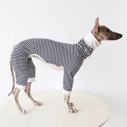 Pijama suave cuello alto para Whippet y Galgo Italiano – Ropa térmica para perros