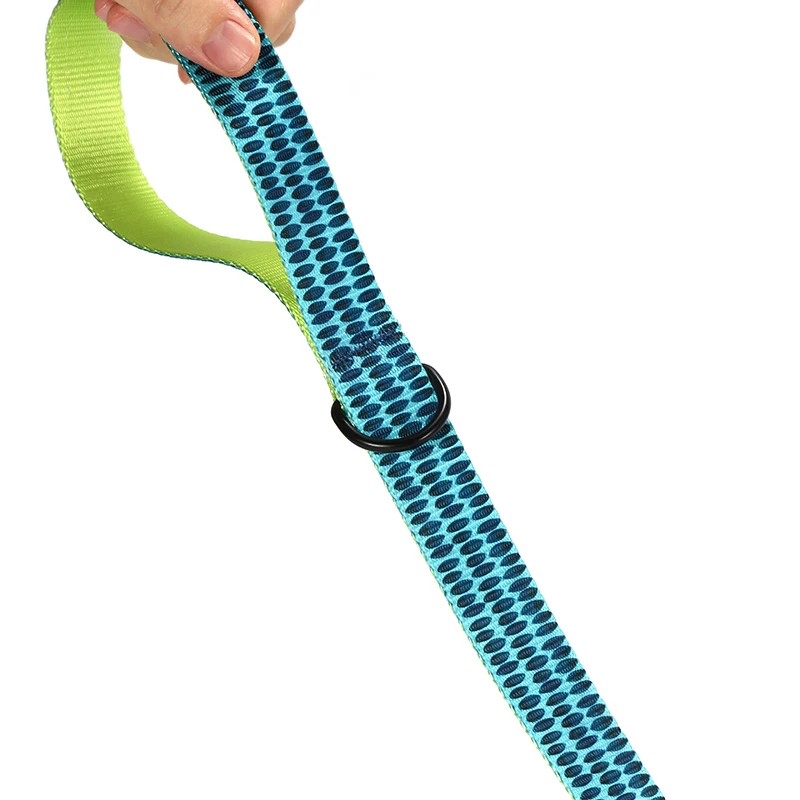 Coleira de cachorro de nylon com imitação de tinta verde PLATTCO colorida nova coleira de cachorro de tinta verde personalizada 5 tamanhos PDL320 - imagen 4